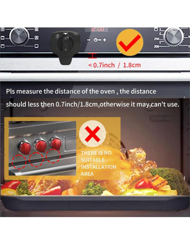 Bloqueo de Puerta de Horno a Prueba de Niños Negro - 1 Pcs