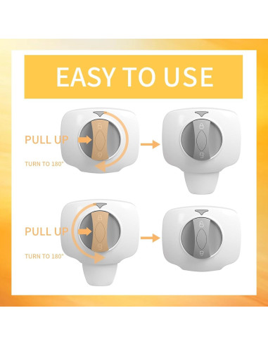 Bloqueo de Puerta de Horno a Prueba de Niños Negro - 1 Pcs