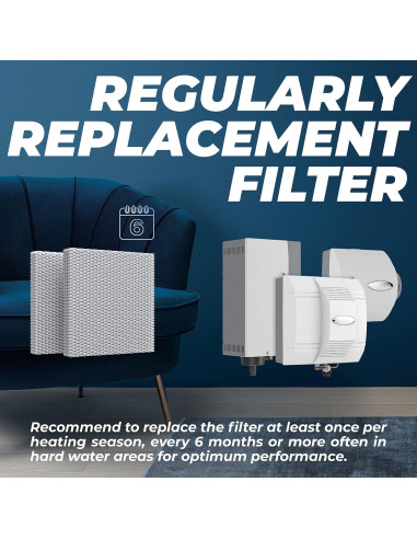 10 Filtros de Reemplazo para Humidificador Aprilaire 500 - 2 Pack