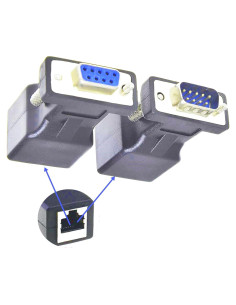 Adaptador RS232 DB9 a RJ45 FENGHAISHUN - 2 Piezas