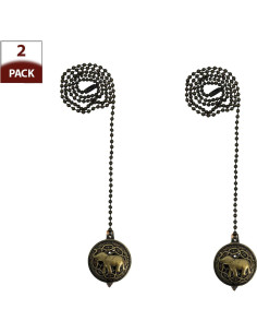 Cadena de Tirar para Ventilador Royal Designs 61 cm Elefante Bebé 2