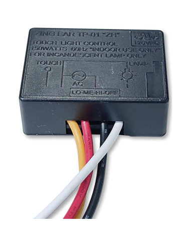 Interruptor Táctil Zing Ear TP-01 ZH Regulador 150W 120V