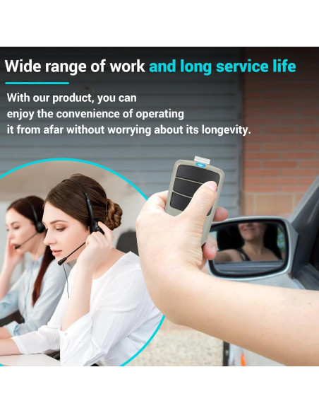 Control Remoto D3B Pevxou para Puerta de Garaje Guardian 2 Pzs