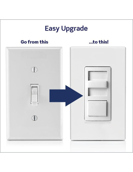 Interruptor Regulador Leviton IPL06-10Z para LED y Halógenas