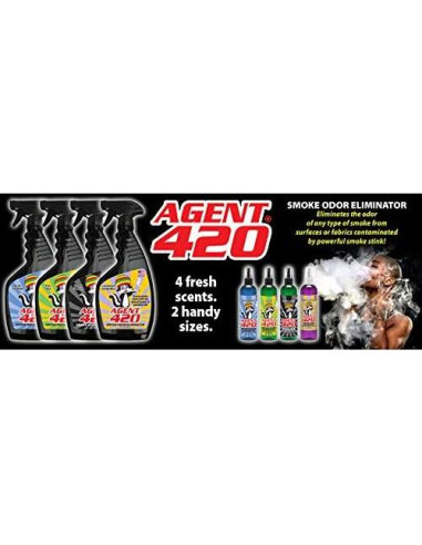 Agente 420 Destruidor de Olores 113g Lavanda - Elimina Humo y Más