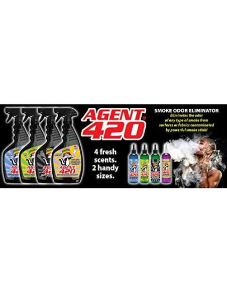 Agente 420 Destruidor de Olores 113g Lavanda - Elimina Humo y Más