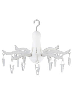 Perchero Plegable XIGUI con 16 Clips para Secar Ropa Interior