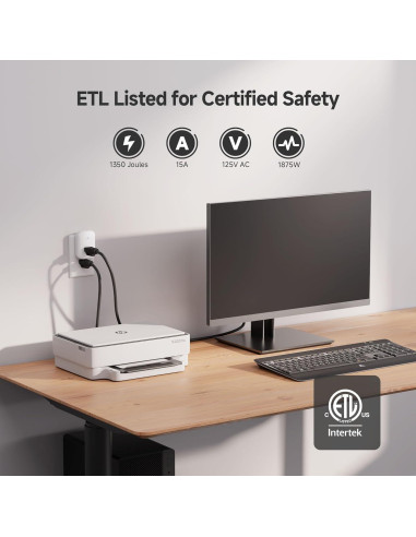 Protector de Sobretensión Cable Matters 1350J 1 Salida 500V