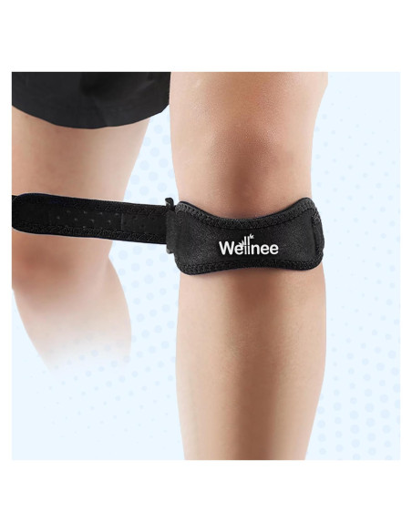 Correa de Rodilla Patelar Wellnee Ajustable - Soporte para Deportes