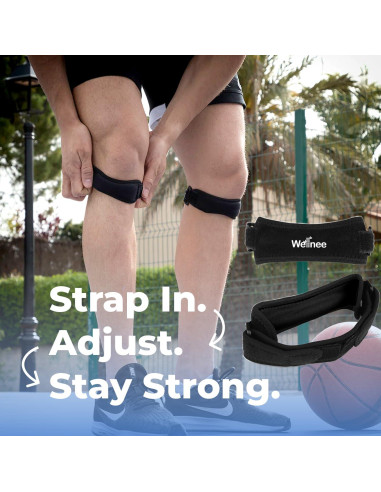 Correa de Rodilla Patelar Wellnee Ajustable - Soporte para Deportes
