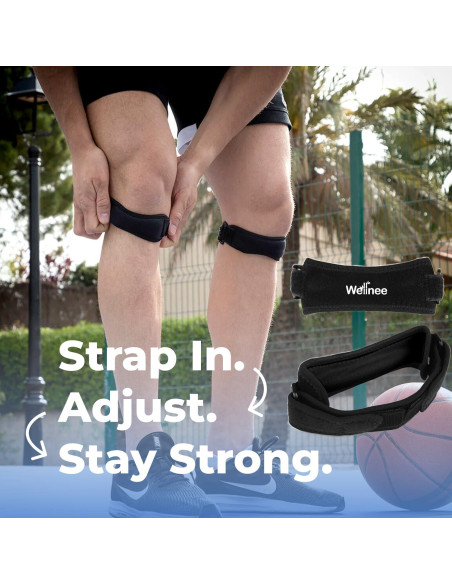 Correa de Rodilla Patelar Wellnee Ajustable - Soporte para Deportes