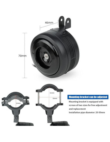 Timbre de Bicicleta Eléctrica Baluoqi con Alarma y Control Remoto