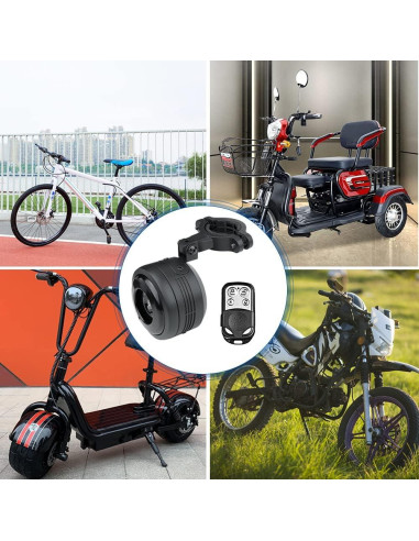 Timbre de Bicicleta Eléctrica Baluoqi con Alarma y Control Remoto