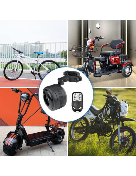 Timbre de Bicicleta Eléctrica Baluoqi con Alarma y Control Remoto