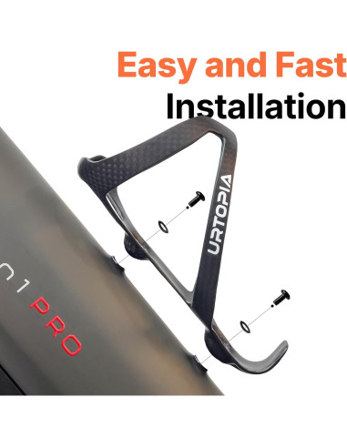 Soporte para Botella de Agua URTOPIA Fibra de Carbono Ultra-Ligero