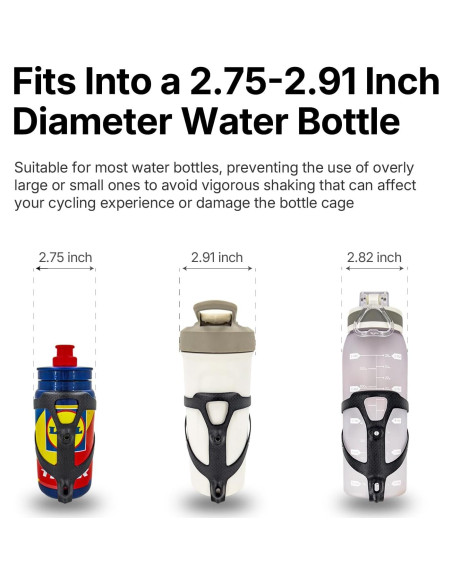 Soporte para Botella de Agua URTOPIA Fibra de Carbono Ultra-Ligero