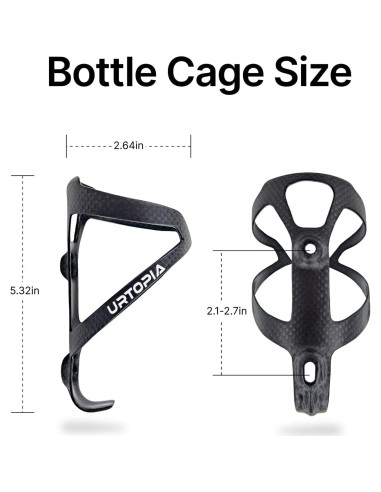 Soporte para Botella de Agua URTOPIA Fibra de Carbono Ultra-Ligero