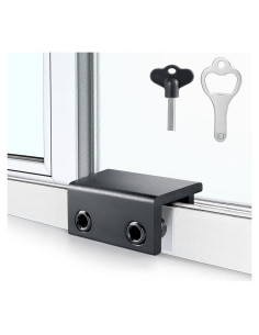 Cerraduras de Ventana ZRFCXE - Paquete de 4, Seguridad Ajustable