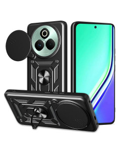 Funda Doble Capa PC TPU para Realme P3 Pro 5G Negra