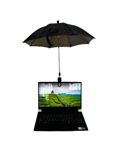 Sombrilla para Laptop Noraling 50 cm Plegable y Rotativa 360