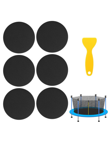 Kit de Reparación de Trampolín Lyreh 6 Piezas 10x10cm