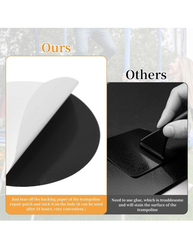 Kit de Reparación de Trampolín Lyreh 6 Piezas 10x10cm