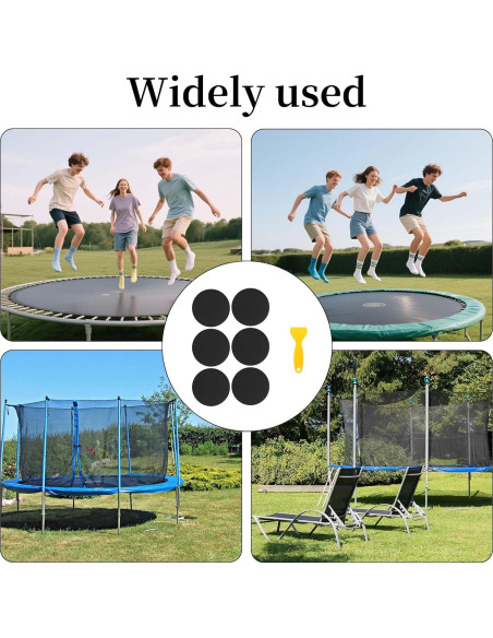 Kit de Reparación de Trampolín Lyreh 6 Piezas 10x10cm