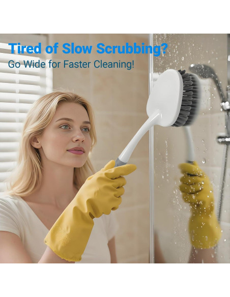 Juego de 2 cepillos de limpieza SSINBOANGI con cerdas duras