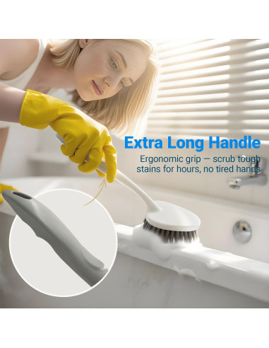 Juego de 2 cepillos de limpieza SSINBOANGI con cerdas duras