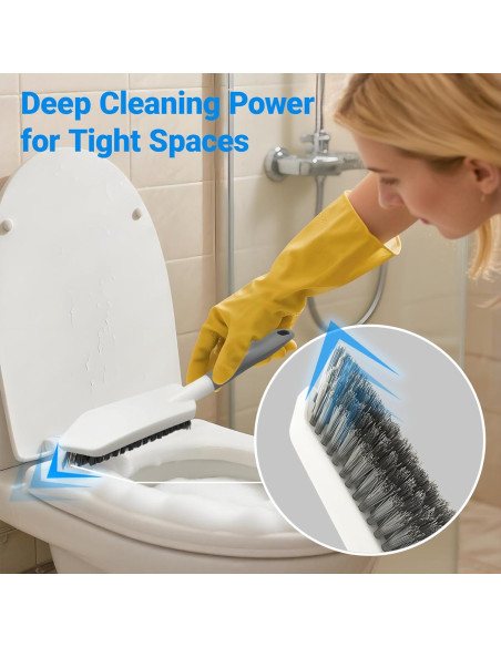 Juego de 2 cepillos de limpieza SSINBOANGI con cerdas duras