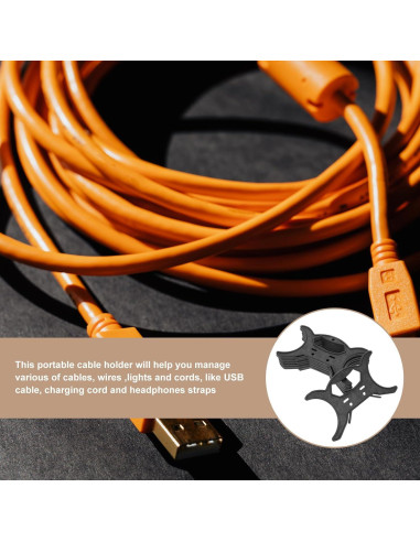 Organizador de Cables de Luz Navidad Alipis - 8 Piezas 20x12 cm