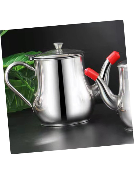 Contenedor de Aceite de Acero Inoxidable Garneck 550ml con Filtro