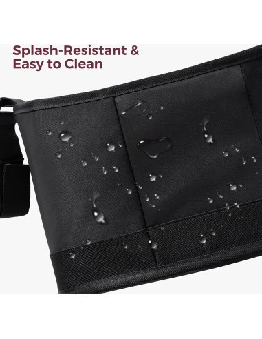 Organizador Universal para Carro Momcozy | Caddy Minimalista con 2 Sujetadores de Botellas Aisladas