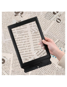 Lupa de Lectura 5X XLIUAX 30.5x19.5cm Flexible para Baja Visión