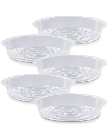 Plato para Plantas Rocutus 15.24 cm - Paquete de 20 Bandejas de Goteo