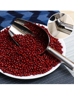 2 Cucharones de Hielo de Acero Inoxidable Saycker 20cm 2