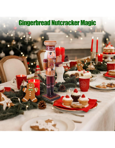 Cascanueces de Madera de Jengibre 36 cm ARGCONNER