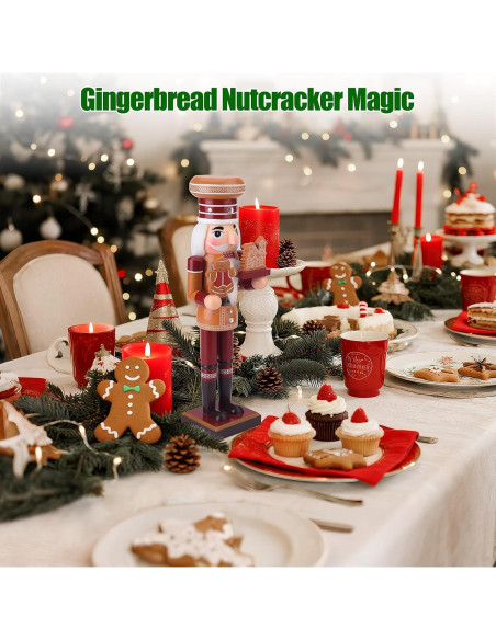 Cascanueces de Madera de Jengibre 36 cm ARGCONNER