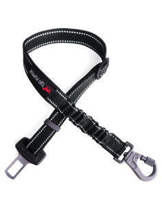 Cinturón de Seguridad para Perros Tuff Pupper Ajustable Negro