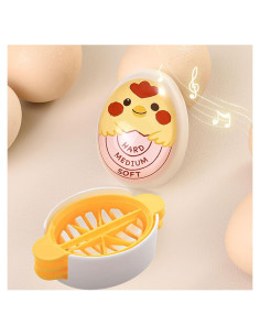 Juego de Cortadores de Huevo 3 en 1 Arrebol + Temporizador