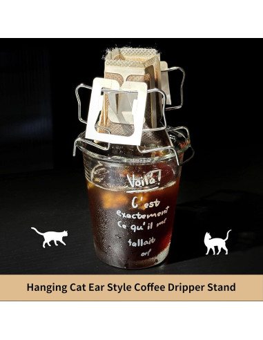 Soporte de Goteo para Café SanSLicoo + 50 Bolsas Filtro