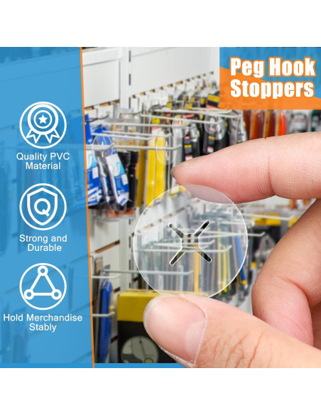 300 Clips de Control de Inventario Threehoney 2.54 cm PVC