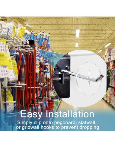 300 Clips de Control de Inventario Threehoney 2.54 cm PVC