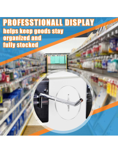 300 Clips de Control de Inventario Threehoney 2.54 cm PVC