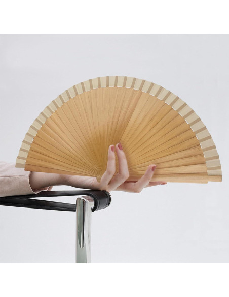 Abanico Plegable de Bambú YOLCAR 23cm - Decorativo y Práctico