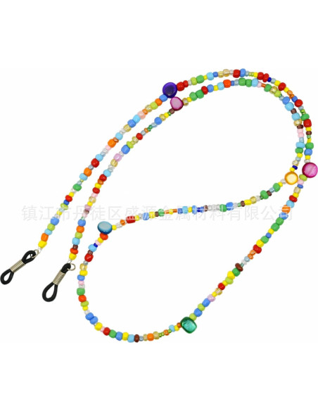 Cadena de Gafas de Mujer CUTEZING con Perlas Coloridas 78 cm