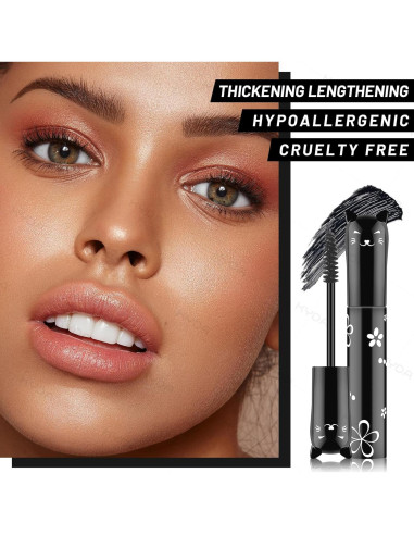 Conjunto de 6 Máscaras de Pestañas Ownest, Resistente al Agua