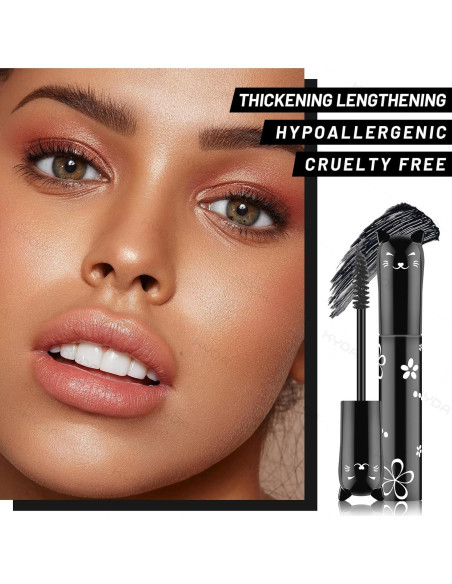 Conjunto de 6 Máscaras de Pestañas Ownest, Resistente al Agua