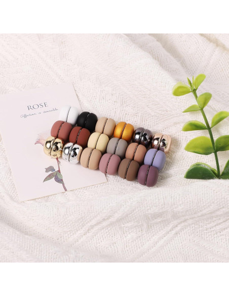 18 Pares de Pines Magnéticos para Hijab XIHIRCD - Sin Agujas