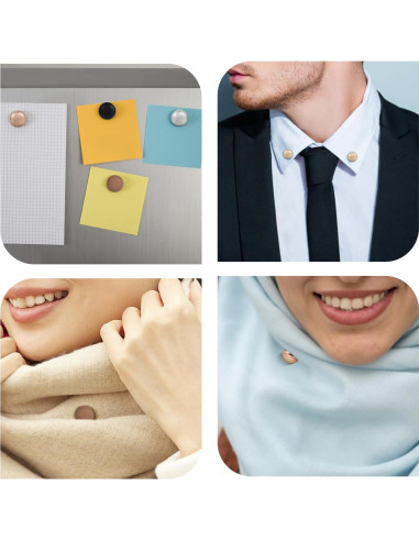 18 Pares de Pines Magnéticos para Hijab XIHIRCD - Sin Agujas